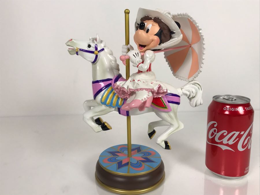 Mary Poppins Minnie Mouse Carousel Horse The Art Of Disney Theme Park Merchandise With Box 8W X 10H [Photo 3]
