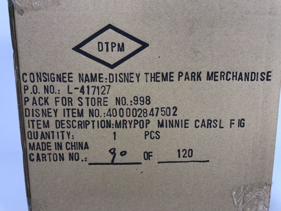 Mary Poppins Minnie Mouse Carousel Horse The Art Of Disney Theme Park Merchandise With Box 8W X 10H [Photo 13]