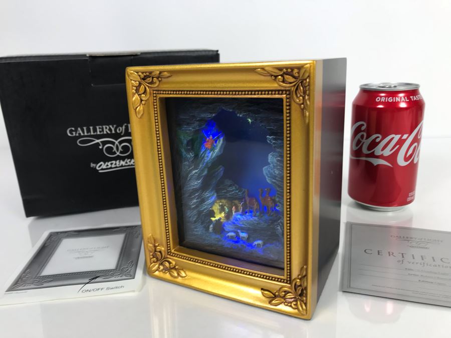 Robert Olszewski Gallery Of Light 'A Guiding Light' Nativity Scene With Box And Certificate Of Authenticity [Photo 8]