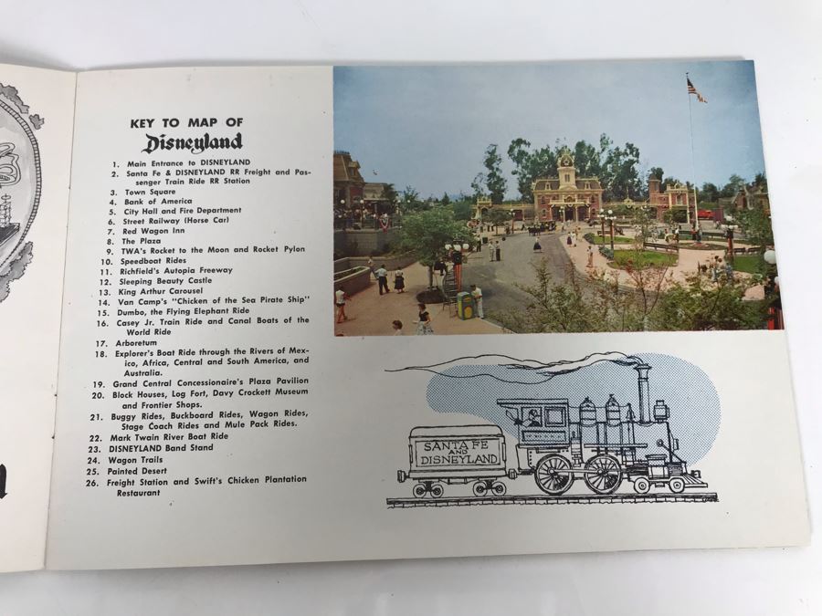 Vintage 1955 Disneyland Picture Souvenir Book In Natural Color Walt Diseny Productions [Photo 5]