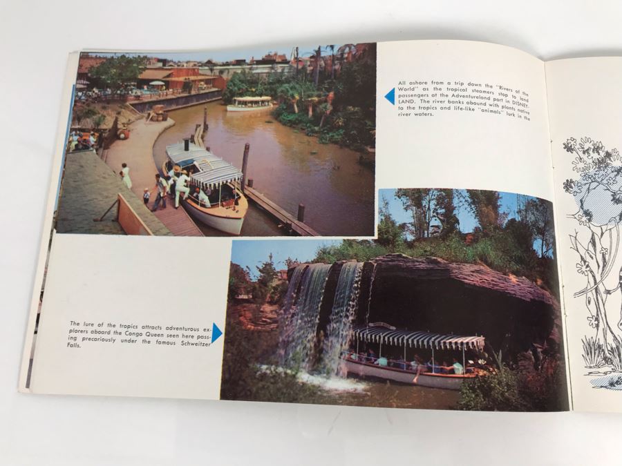 Vintage 1955 Disneyland Picture Souvenir Book In Natural Color Walt Diseny Productions [Photo 14]