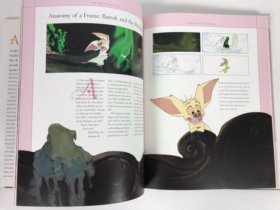 The Art Of Anastasia First Edition Walt Disney Coffee Table Book Retails $50 [Photo 7]