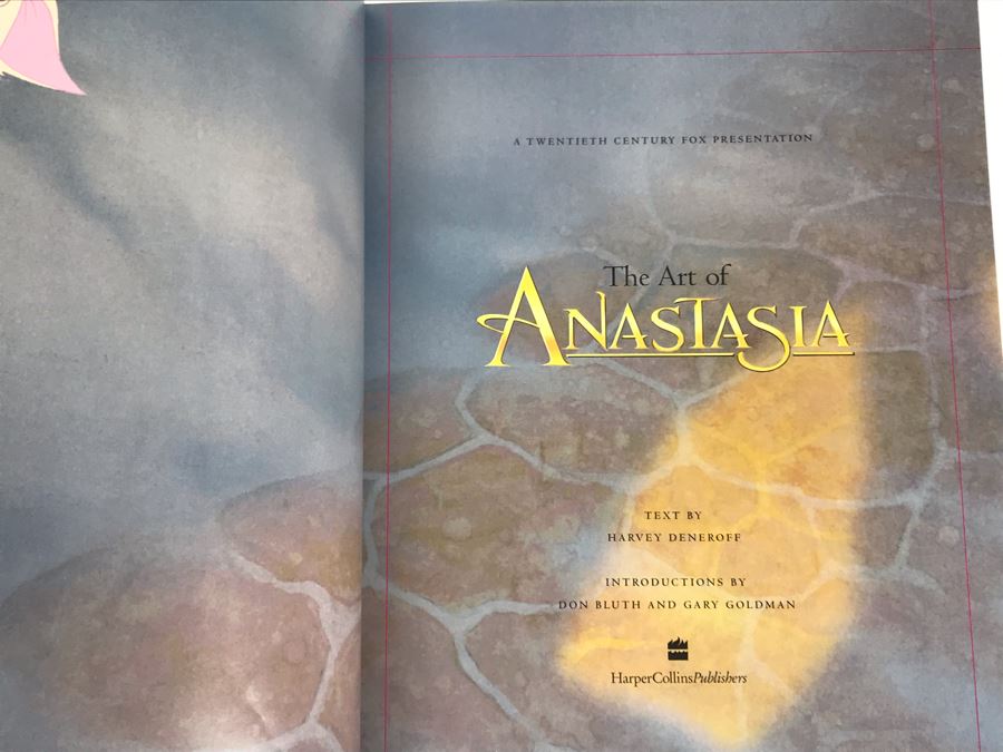The Art Of Anastasia First Edition Walt Disney Coffee Table Book Retails $50 [Photo 4]