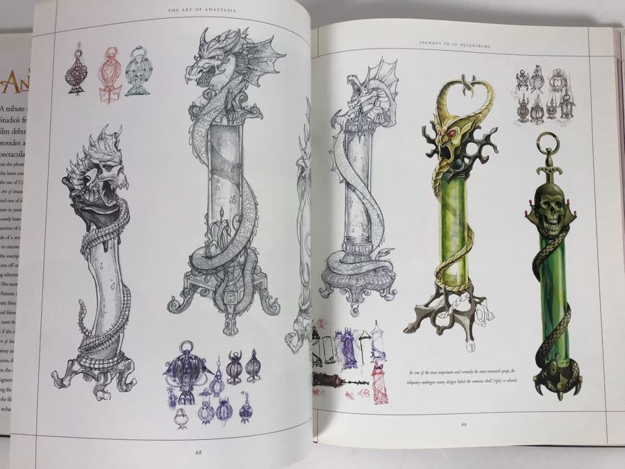 The Art Of Anastasia First Edition Walt Disney Coffee Table Book Retails $50 [Photo 6]