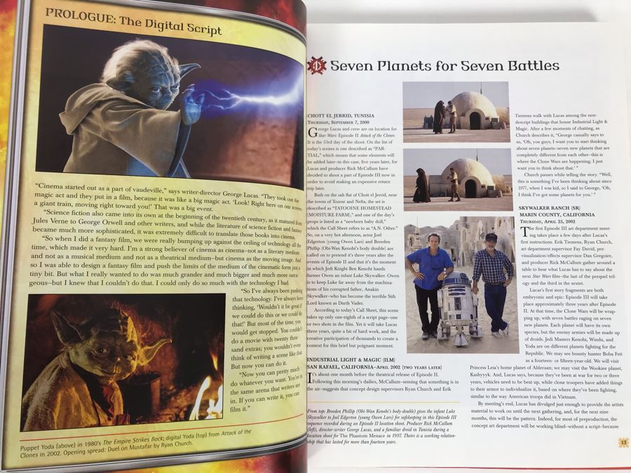 The Making Of Star Wars Revenge Of The Sith First Edition Book [Photo 11]