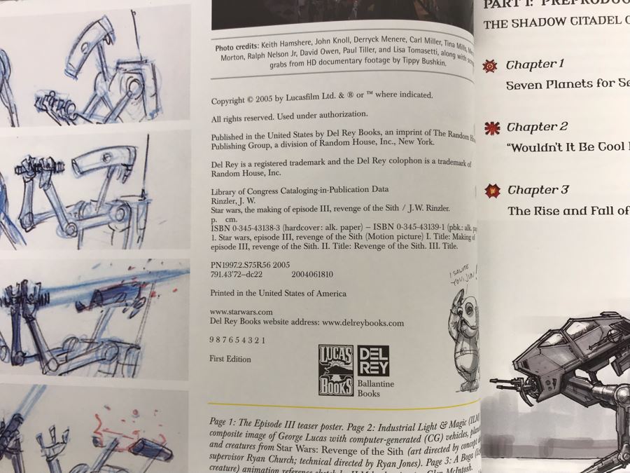 The Making Of Star Wars Revenge Of The Sith First Edition Book [Photo 7]