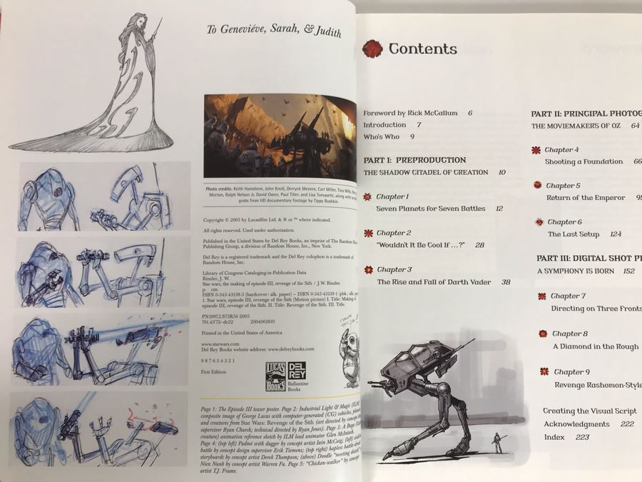 The Making Of Star Wars Revenge Of The Sith First Edition Book [Photo 6]