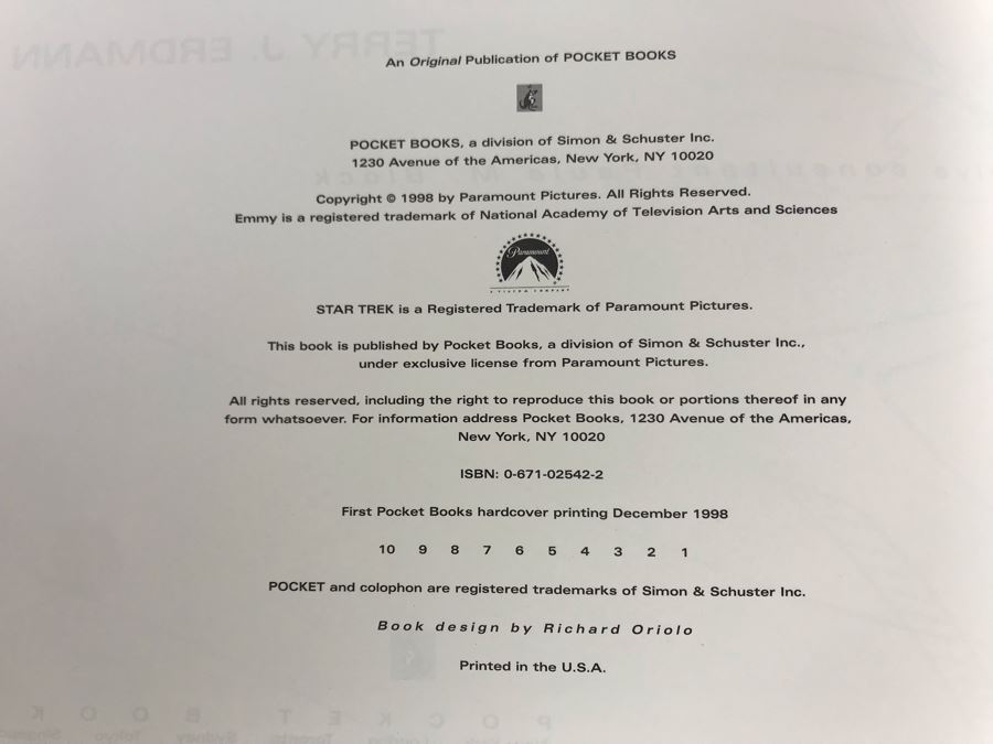 Star Trek Action! First Hardcover Printing Book [Photo 4]