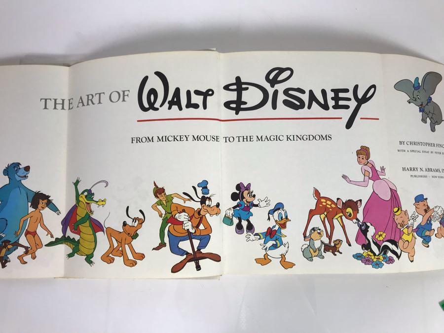 The Art Of Walt Disney From Mickey Mouse To The Magic Kingdoms 1901-1966 First Edition First Printing Book 1973 By Christopher Finch Abrams [Photo 3]