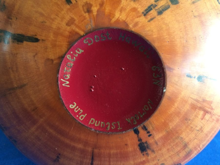 Natalia Dost Hawaii Norfolk Island Pine Hand-Turned Vessel [Photo 3]