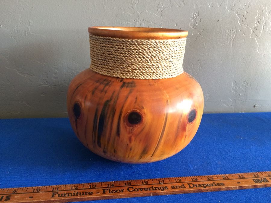 Natalia Dost Hawaii Norfolk Island Pine Hand-Turned Vessel [Photo 1]