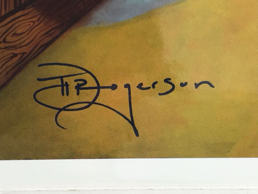 Limited Edition Walt Disney's Carolwood Barn Featuring Walt Disney Characters Mickey Mouse, Minnie Mouse, Pluto, Donald Duck, Dumbo By Tim Rogerson Limited To 2500 11 X 14 [Photo 9]