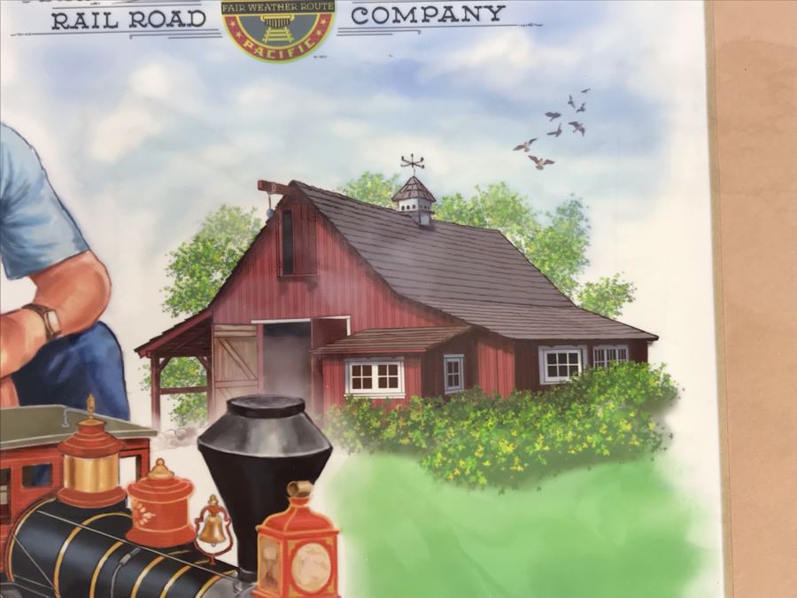 Walt Disney's Carolwood Pacific Railroad Company Featuring Walt Disney Riding Train Print Hand Signed By Ed Wexler 8 X 10 [Photo 7]