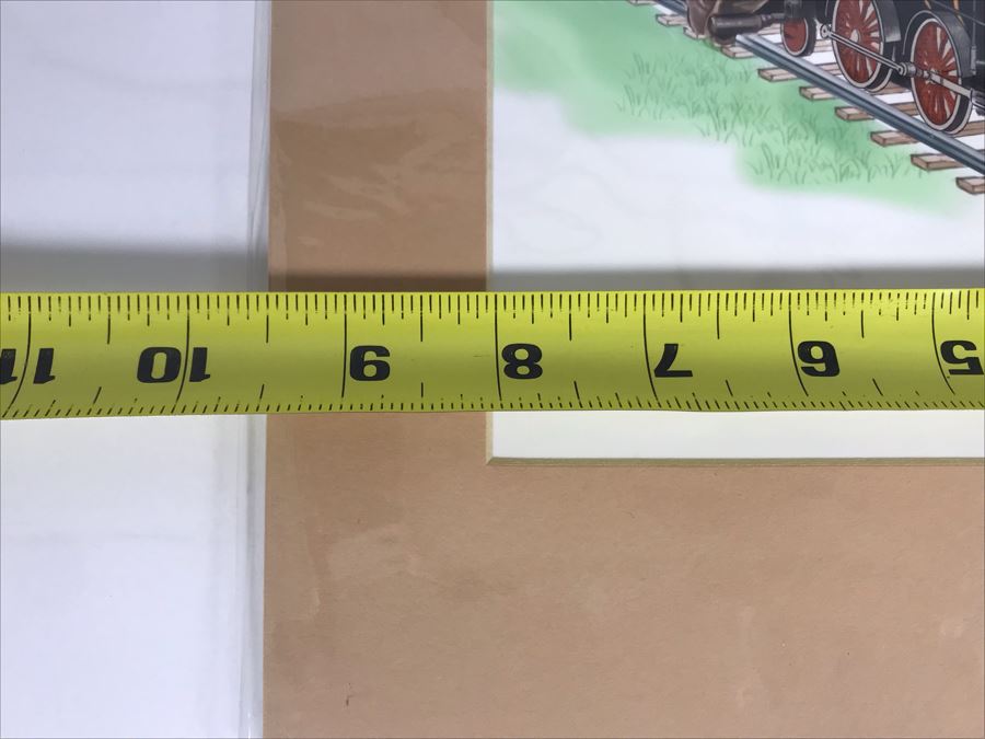 Walt Disney's Carolwood Pacific Railroad Company Featuring Walt Disney Riding Train Print Hand Signed By Ed Wexler 8 X 10 [Photo 11]