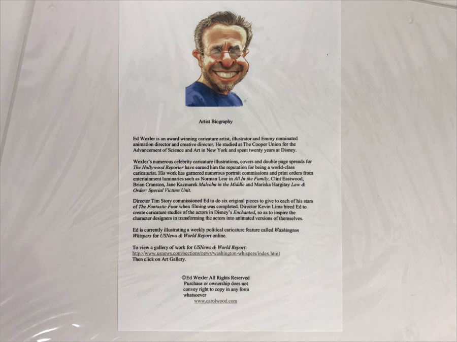 Walt Disney's Carolwood Pacific Railroad Company Featuring Walt Disney Riding Train Print Hand Signed By Ed Wexler 8 X 10 [Photo 9]