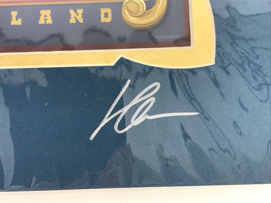 All Aboard Walt Disney World Railroad Grand Circle Tour Main Street, USA Disneyland Poster Print Hand Signed Matte By Jeff Granito With Certificate Of Authenticity 10 X 15 [Photo 6]