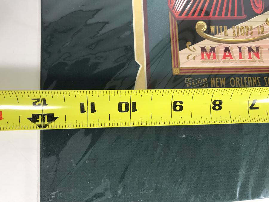 All Aboard Walt Disney World Railroad Grand Circle Tour Main Street, USA Disneyland Poster Print Hand Signed Matte By Jeff Granito With Certificate Of Authenticity 10 X 15 [Photo 10]