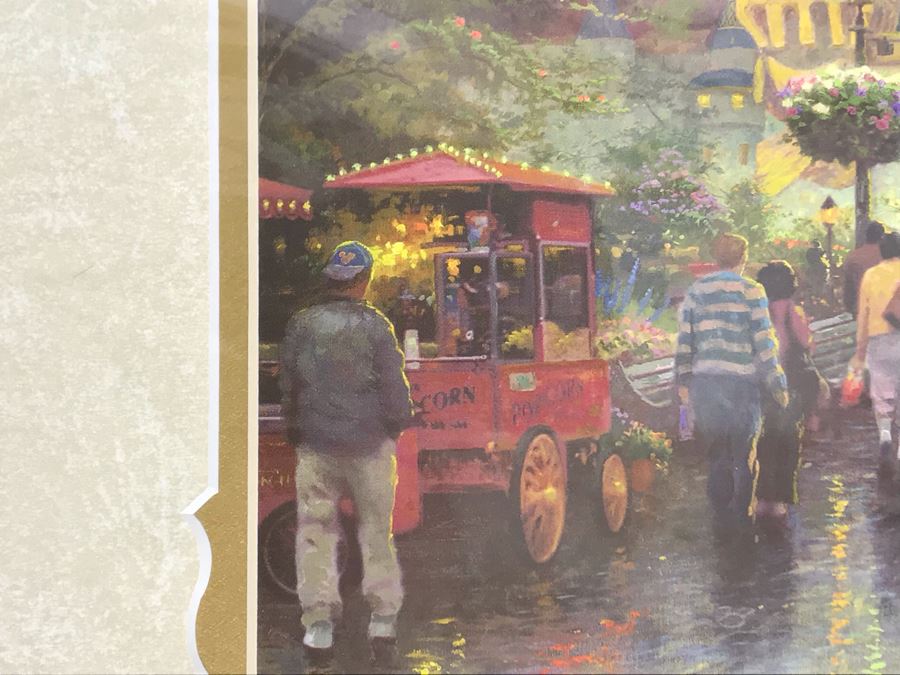 Thomas Kinkade 50th Anniversary Of Disneyland Happiest Homecoming On Earth Print With Matte 14 X 10 [Photo 7]