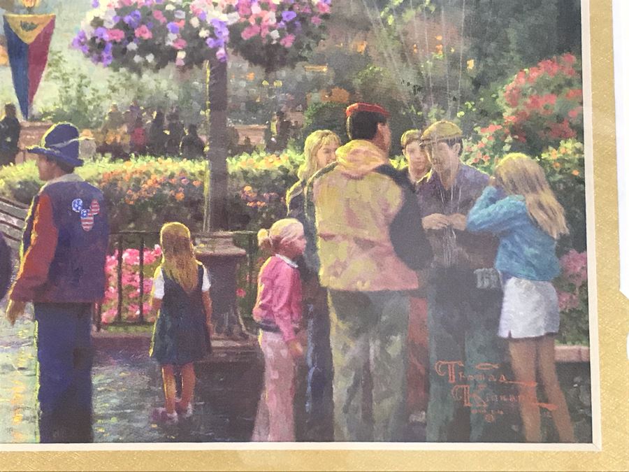 Thomas Kinkade 50th Anniversary Of Disneyland Happiest Homecoming On Earth Print With Matte 14 X 10 [Photo 6]