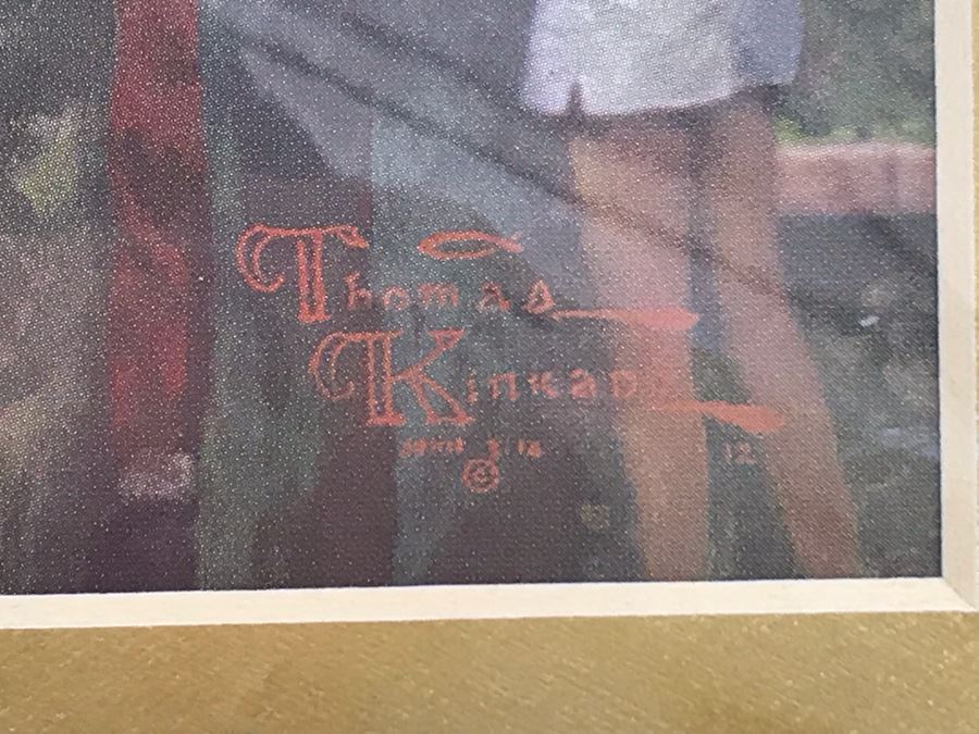 Thomas Kinkade 50th Anniversary Of Disneyland Happiest Homecoming On Earth Print With Matte 14 X 10 [Photo 10]