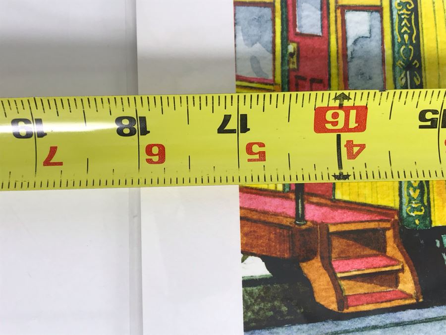 David Meek Hand Signed Limited Edition Giclee Print Titled Magic Of The Rails Santa Fe & Disneyland Railroad 25 Of 500 [Photo 8]