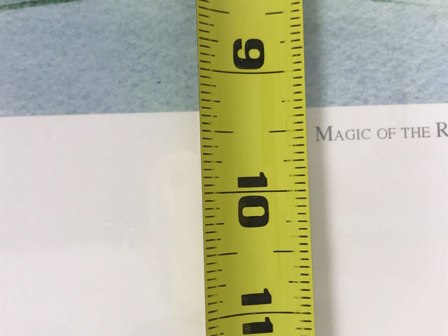 David Meek Hand Signed Limited Edition Giclee Print Titled Magic Of The Rails Santa Fe & Disneyland Railroad 25 Of 500 [Photo 9]