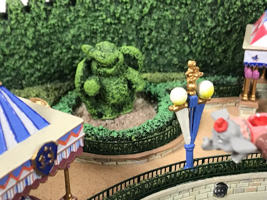 HAND SIGNED By Robert Olszewski First Edition Dumbo The Flying Elephant Mechanized And Working (See Video In Description) The Art Of Disney Theme Park Attraction Miniature Model With Box And Certificate Of Authenticity (Estimate $600-$1,500) [Photo 11]