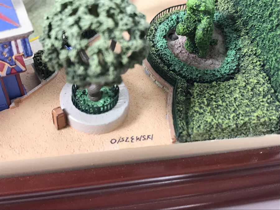 HAND SIGNED By Robert Olszewski First Edition Dumbo The Flying Elephant Mechanized And Working (See Video In Description) The Art Of Disney Theme Park Attraction Miniature Model With Box And Certificate Of Authenticity (Estimate $600-$1,500) [Photo 13]