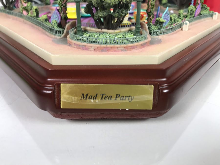 Robert Olszewski Mad Tea Party Mechanized And Working (See Video In Description) The Art Of Disney Disneyland Theme Park Attraction Miniature Model With Box And Certificate Of Authenticity (Estimate $1,000-$1,500) [Photo 4]