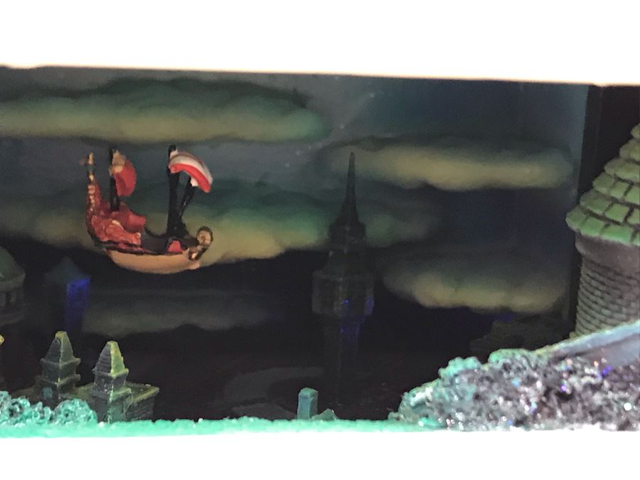 HAND SIGNED By Robert Olszewski First Edition Peter Pan's Flight The Art Of Disney Theme Park Attraction Miniature Model With Box And Certificate Of Authenticity (Estimate $600-$1,500) [Photo 18]