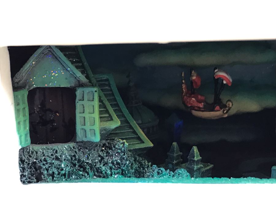 HAND SIGNED By Robert Olszewski First Edition Peter Pan's Flight The Art Of Disney Theme Park Attraction Miniature Model With Box And Certificate Of Authenticity (Estimate $600-$1,500) [Photo 17]