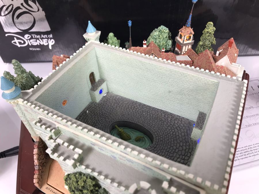 HAND SIGNED By Robert Olszewski First Edition Peter Pan's Flight The Art Of Disney Theme Park Attraction Miniature Model With Box And Certificate Of Authenticity (Estimate $600-$1,500) [Photo 9]