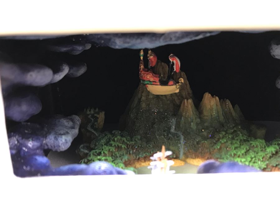 HAND SIGNED By Robert Olszewski First Edition Peter Pan's Flight The Art Of Disney Theme Park Attraction Miniature Model With Box And Certificate Of Authenticity (Estimate $600-$1,500) [Photo 15]
