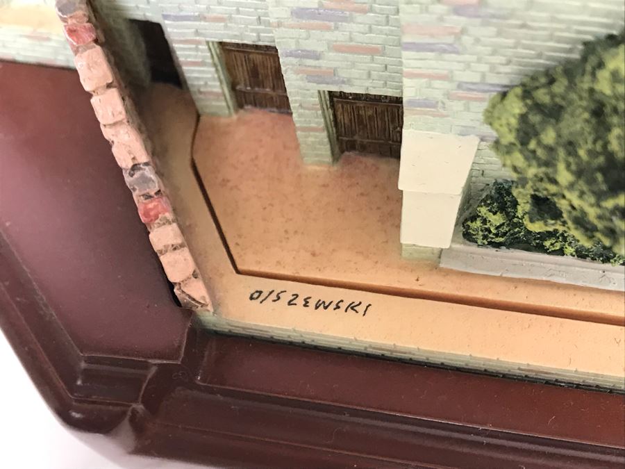 HAND SIGNED By Robert Olszewski First Edition Peter Pan's Flight The Art Of Disney Theme Park Attraction Miniature Model With Box And Certificate Of Authenticity (Estimate $600-$1,500) [Photo 12]