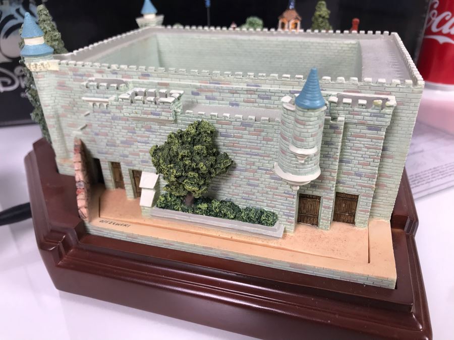 HAND SIGNED By Robert Olszewski First Edition Peter Pan's Flight The Art Of Disney Theme Park Attraction Miniature Model With Box And Certificate Of Authenticity (Estimate $600-$1,500) [Photo 10]