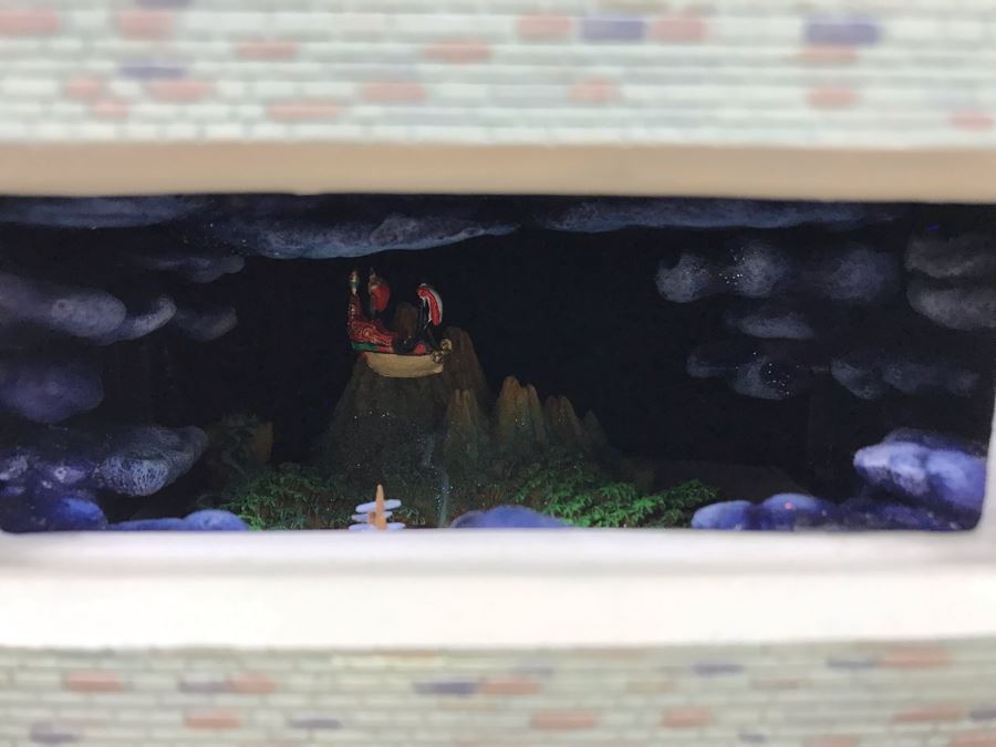 HAND SIGNED By Robert Olszewski First Edition Peter Pan's Flight The Art Of Disney Theme Park Attraction Miniature Model With Box And Certificate Of Authenticity (Estimate $600-$1,500) [Photo 14]