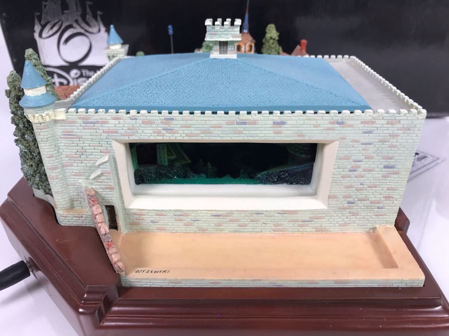 HAND SIGNED By Robert Olszewski First Edition Peter Pan's Flight The Art Of Disney Theme Park Attraction Miniature Model With Box And Certificate Of Authenticity (Estimate $600-$1,500) [Photo 20]