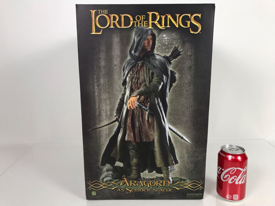 Limited Edition 2011 Sideshow Collectibles The Lord Of The Rings Aragorn As Strider Statue With Box 530 Of 1,000 [Photo 18]