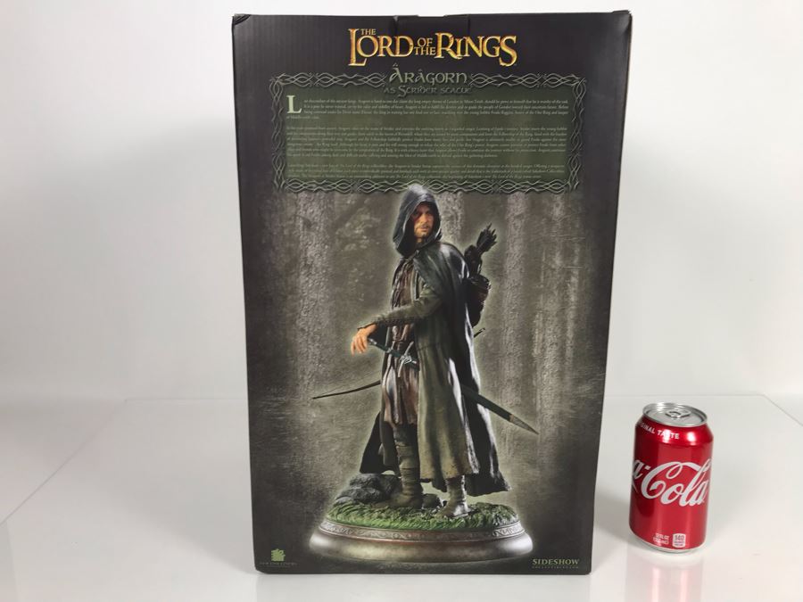 Limited Edition 2011 Sideshow Collectibles The Lord Of The Rings Aragorn As Strider Statue With Box 530 Of 1,000 [Photo 19]