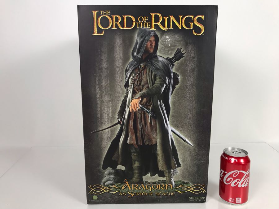 Limited Edition 2011 Sideshow Collectibles The Lord Of The Rings Aragorn As Strider Statue With Box 530 Of 1,000 [Photo 17]