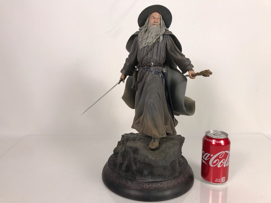 Limited Edition Sideshow Collectibles The Lord Of The Rings Gandalf The Grey Statue 386 Of 750 With Box 17'H [Photo 4]