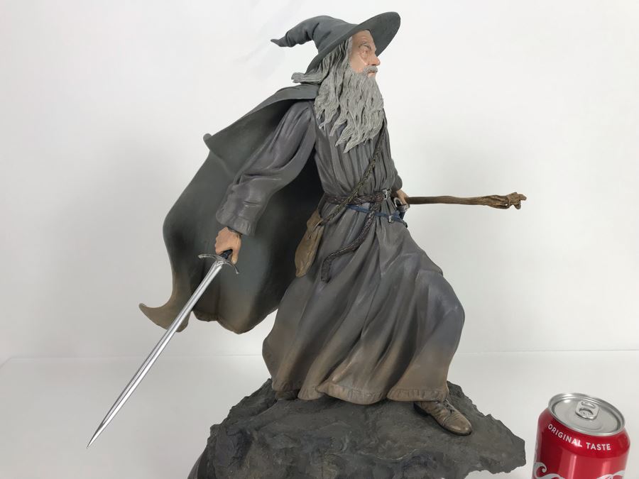 Limited Edition Sideshow Collectibles The Lord Of The Rings Gandalf The Grey Statue 386 Of 750 With Box 17'H [Photo 22]