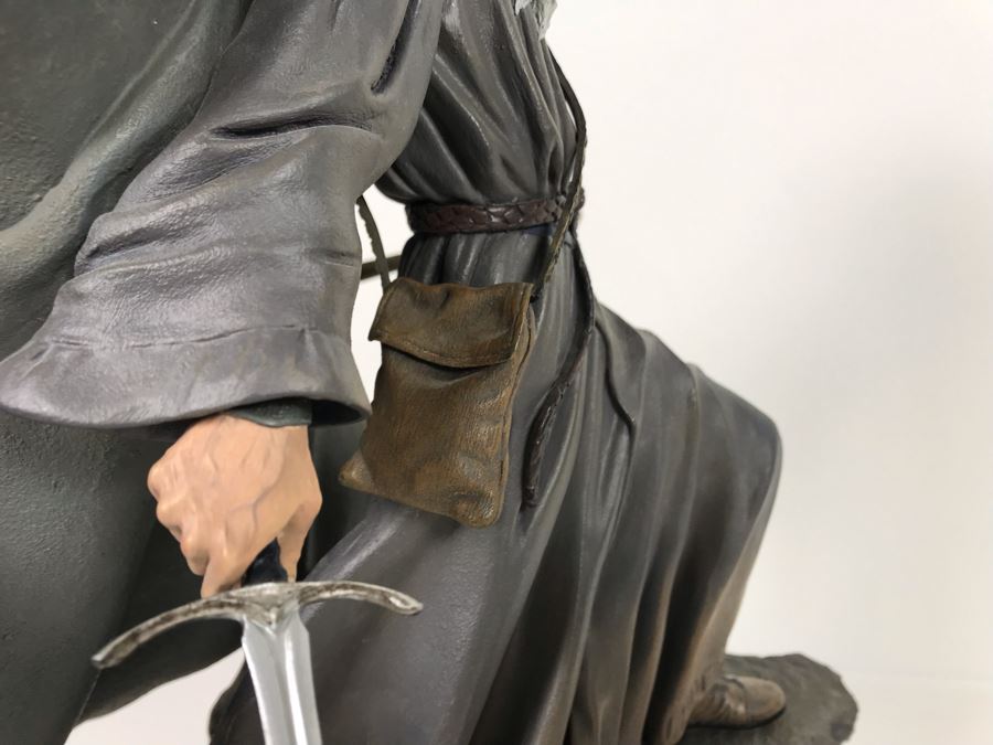 Limited Edition Sideshow Collectibles The Lord Of The Rings Gandalf The Grey Statue 386 Of 750 With Box 17'H [Photo 20]