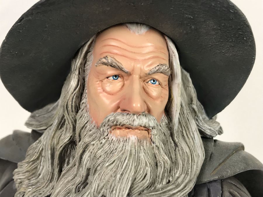 Limited Edition Sideshow Collectibles The Lord Of The Rings Gandalf The Grey Statue 386 Of 750 With Box 17'H [Photo 7]