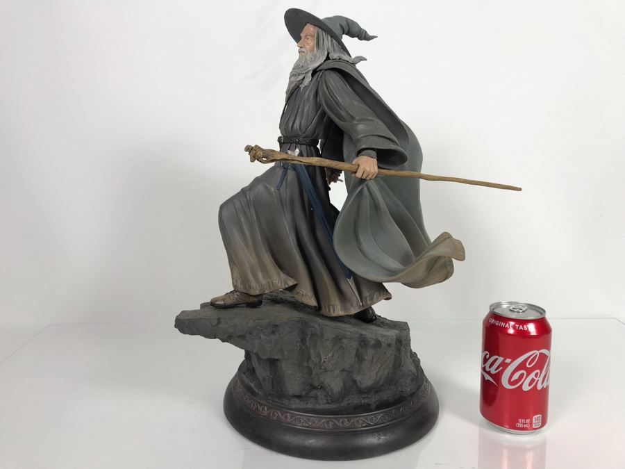 Limited Edition Sideshow Collectibles The Lord Of The Rings Gandalf The Grey Statue 386 Of 750 With Box 17'H [Photo 14]