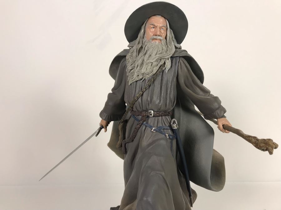 Limited Edition Sideshow Collectibles The Lord Of The Rings Gandalf The Grey Statue 386 Of 750 With Box 17'H [Photo 5]
