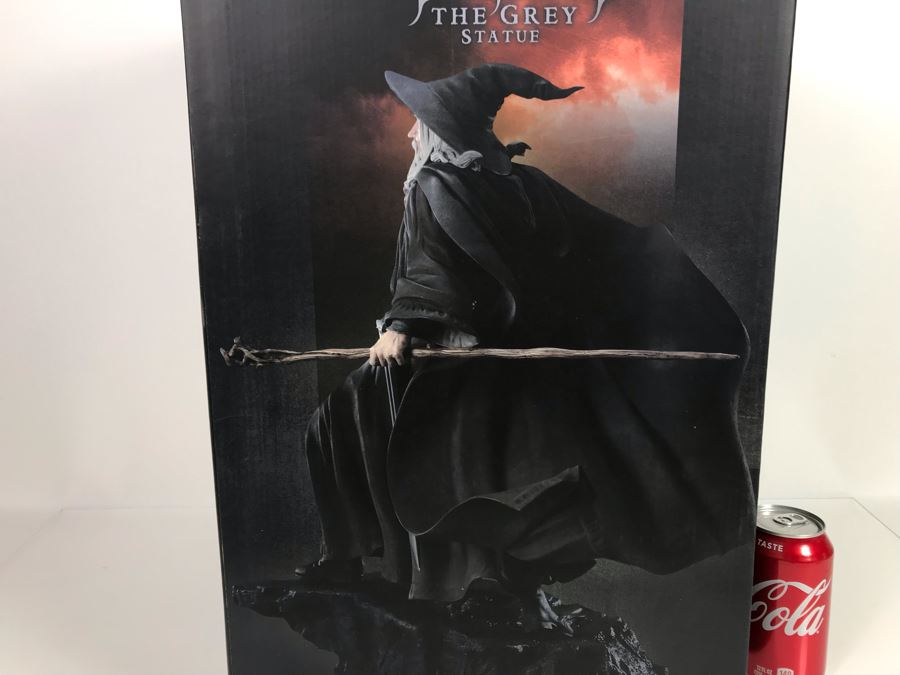 Limited Edition Sideshow Collectibles The Lord Of The Rings Gandalf The Grey Statue 386 Of 750 With Box 17'H [Photo 32]