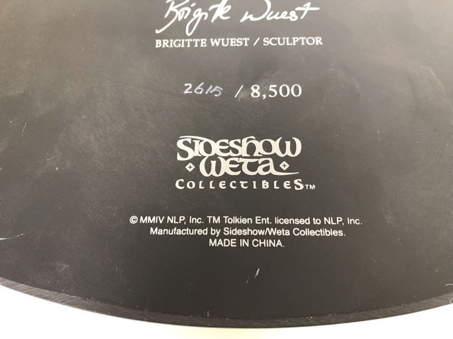 Limited Edition The Lord Of The Rings The Return Of The King Gandalf On Shadowfax Sculpture Brigitte Wuest Sculptor Sideshow Weta Collectibles With Box 20H [Photo 19]