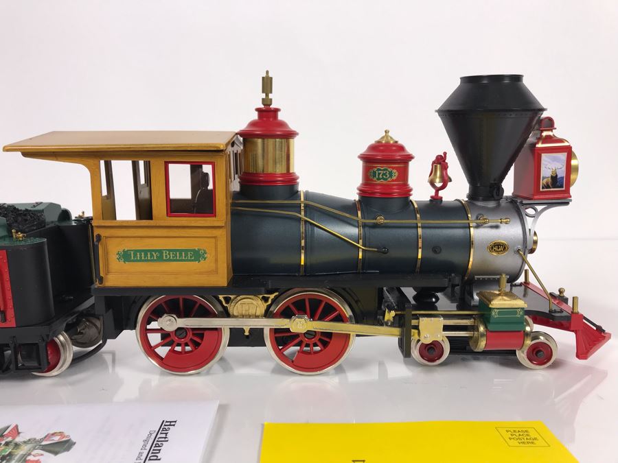 Disney's Lilly Belle Locomotive Train With Tender By Hartland Locomotive Works With Box [Photo 4]