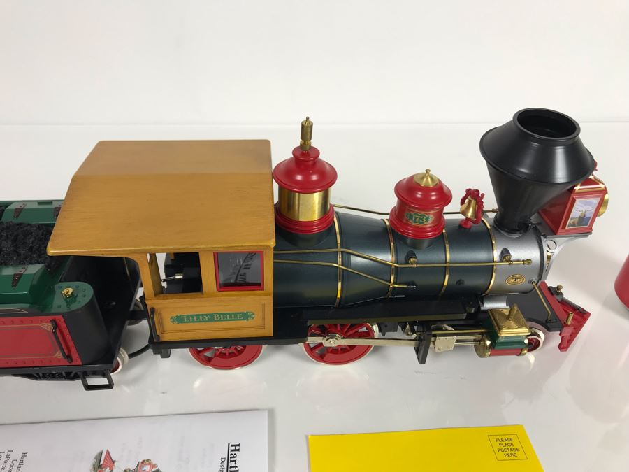 Disney's Lilly Belle Locomotive Train With Tender By Hartland Locomotive Works With Box [Photo 10]